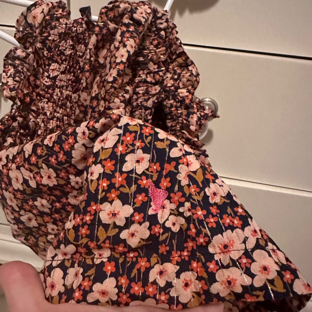 Pink Chicken Floral Ruffle Dress - Picture 4 of 4